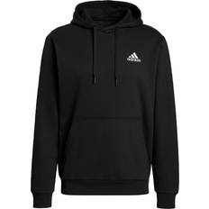 Herren - L Pullover Adidas Men's Essentials Fleece Hoodie - Black/White