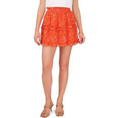 1.State Women's Smocked-Waist Mini Skirt