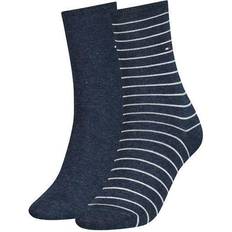 Tommy Hilfiger Damen Unterwäsche Tommy Hilfiger Bodywear Stripe Crew Socks Pack Ladies