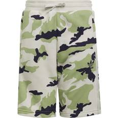 Adidas Junior Camo Shorts - Orbit Grey/Magic Lime/Shadow Navy (HF7450)