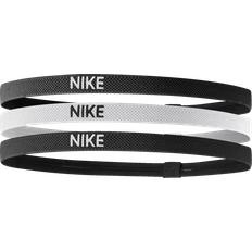Trainingsbekleidung Kopfbedeckungen Nike Elastic 2.0 Headbands 3-pack - Black/White
