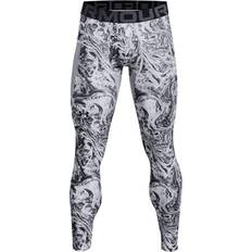 Unisex - White Tights Under Armour UA HG Prtd Leggings