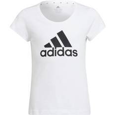 Adidas Junior Essentials Tee - White/Black (GU2760)