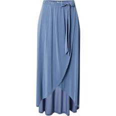 Lange Röcke - Polyester Object Annie Turn-On Power Maxine Lower Skirt - Bijou Blue