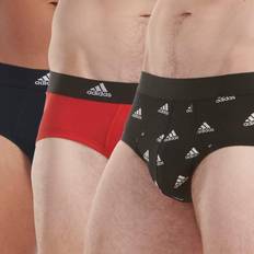 Herren - Rot Unterhosen Adidas 3-pack Active Flex Cotton Brief