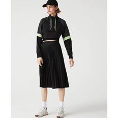 Lacoste White Skirts Lacoste Pleated loose-fitting skirt, Black