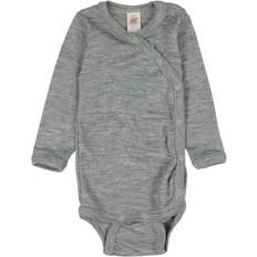 Bodys ENGEL Natur Baby Wrap Body Long Sleeved Light Melange 62-68