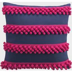 Tracy Porter Josie Pom Pom Complete Decoration Pillows Blue (40.64x40.64)