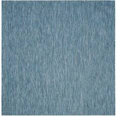 Safavieh Courtyard Blue, Gray 79x79"