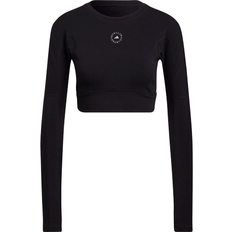 Adidas TrueStrength Cropped Long Sleeve by Stella McCartney - Black