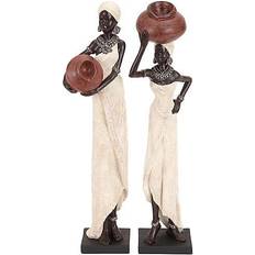 Ridge Road Décor African Woman Sculpture Figurine 16" 2