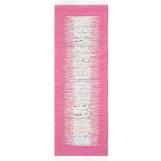 Safavieh Montauk Collection Pink, Beige 27x84"