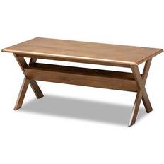 Wood Coffee Tables Baxton Studio Sarai Coffee Table 20.9x40.9"