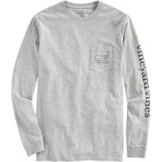 White T-shirts Vineyard Vines Vintage Whale Long-Sleeve Tee Cap