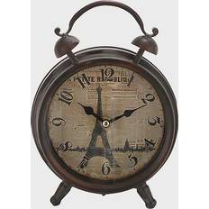 Ridge Road Décor Vintage Metal Table Clock Table Clock 3"