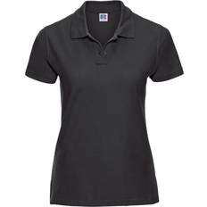 Russell Europe Womens/Ladies Ultimate Classic Cotton Short Sleeve Polo Shirt (Black)