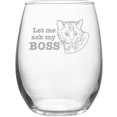 Glass Tumblers Susquehanna Glass Let Me Ask My Boss Tumbler 21fl oz 4