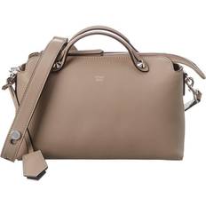 Fendi By The Way Medium Leather Shoulder Bag beige