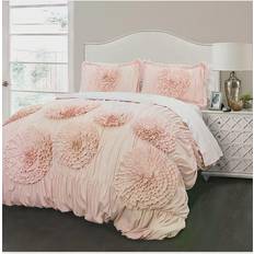 Lush Decor Serena Bedspread Pink (243.84x233.68cm)