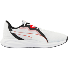 Puma Unisex Running Shoes Puma Twitch Runner - Puma White/High Risk Red