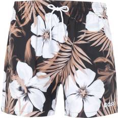 Hugo Boss Hawaiian-print Swim Shorts