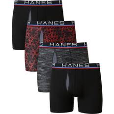 HANES Men's Ultimate Comfort Flex Fit Ultra Soft Boxer Briefs, 4-Pack -  Eastern Mountain Sports