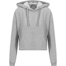 AWDis Just Hoods Womens/Ladies Girlie Cropped Hoodie (Arctic White)