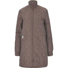 Weather Report Nokka Long Quilted Jacket Women - Iron