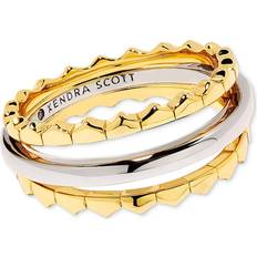 Kendra Scott Women Rings Kendra Scott Quinn Triple Band Ring - Gold/Silver