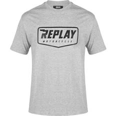 Replay Oberteile Replay Logo T-Shirt, white