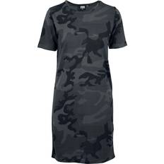 Kamuflasje Kjoler Urban Classics Ladies Camo Tee Dress Medium-length dress dark camo