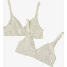 Cabana Cotton Bandeau Bralette - Champagne – On Gossamer