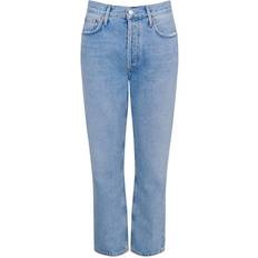 Agolde Fen High Waist Relaxed Tapered Organic Cotton Jeans in Dimension Dimension