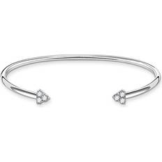 Thomas Sabo AR105-051-14-L17.5 Bangle - Silver/Transparent