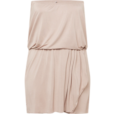 Urban Classics Ladies Ladies Viscose Short Bandeau Dress duskrose