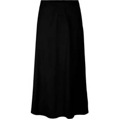 Midiröcke Pieces Pcfranan Hw Midi Skirt - Black