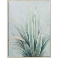 Blue Plant Framed Art 35.5x47.1"