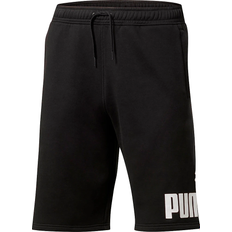 Puma Big Logo Fleece Shorts - Black