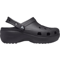 Crocs Damen Pantoletten Crocs Classic Platform Clog - Black