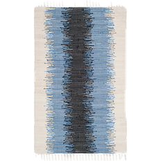 Safavieh Montauk Collection Black, Gray 30x48"