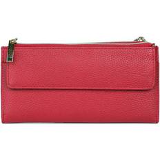 Dopp Cosmopolitan Leather Organizer Wallet - Red