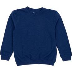 Leveret Boho Solid Color Pullover Sweatshirt - Navy Blue (32455527235658)