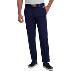 White jeans for men Haggar Cool Right Performance Flex Straight Fit Flat Front Pant