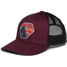 Dame - Røde Capser Black Diamond Low Profile Trucker Hat Bordeaux/Black