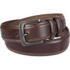 Columbia Men's Leather Double Loop Padded Belt - Black Small