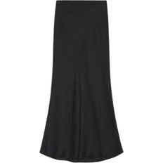 Anine Bing Bar Silk Skirt - Black