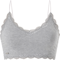 Magic Cozy Crop Top - Heather Grey