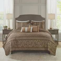 Polyester Bed Linen Bellagio Bedspread Brown (228.6x228.6)