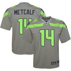 Youth Nike DK Metcalf Gray Seattle Seahawks Inverted Team Game Jersey