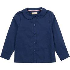 Leveret Girl's Dress Shirt - Navy (29415214547018)